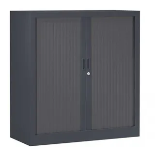 Armoire basse rideaux — Armoire basse à rideaux