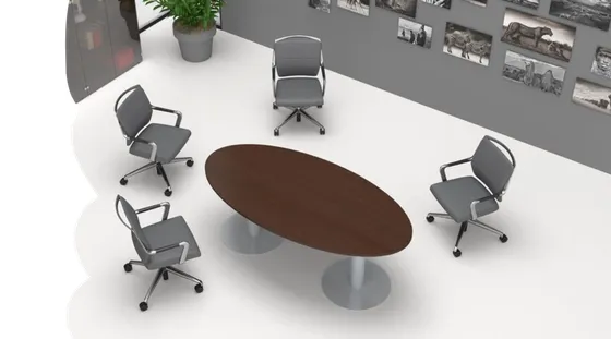 OFFISEVEN – Table réunion ellipse — Table de réunion