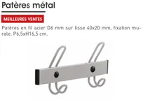 Patères 2 – métal — Patère