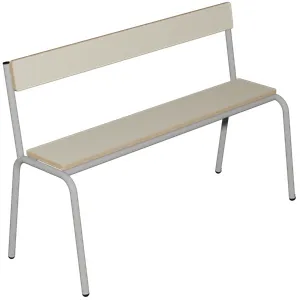 Banc Moly L120 avec dossier — Banc scolaire